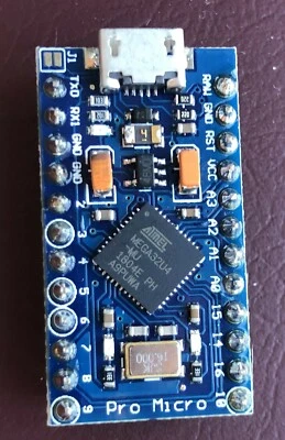 Pro Micro with microcontroller Atmel Mega 32u4 5V/16MHZ MicroUSB Board Arduino L - Image 1 of 4
