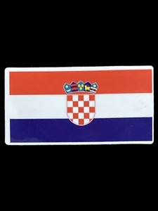 Croatia Flag Vinyl Sticker Decal 4”x 2” - Picture 1 of 1