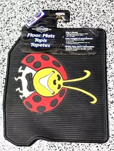 Pair of New Beetle Lady Bug Floor Mats Rear for Volkswagen 18-8711-0 - Picture 1 of 2
