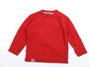 Adams Boys Red Batik Cotton blend T-Shirt Size 7 Years - Picture 1 of 12