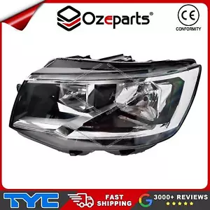 LH Left Hand Head Light Lamp Halogen For VW Volkswagen Multivan T6 2015~2020 - Picture 1 of 4