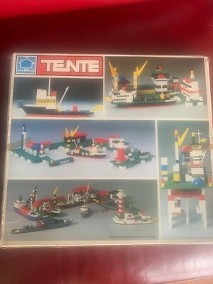 Juguete de construcción vintage TENTE "Marina con remolcador" #330 - ENVÍO GRATUITO Foto 1 de 4