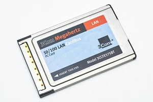 3Com Megahertz 10/100 Carbus/PCMCIA LAN adapter, 3CCFE575BT - No Cable, Untested - Picture 1 of 2