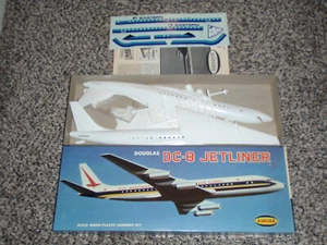 OLD AURORA EASTERN AIRLINES DOUGLAS DC-8 UNBUILT PLASTIC MODEL KIT 388:249 - Picture 1 of 3