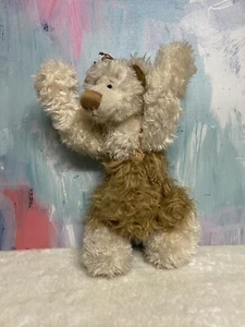 OSI TEDDY BEAR, OVERALLS WITH BROWN BUTTONS 36CM, COLLECTIBLE BEAR - Picture 1 of 5