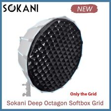 SOKANI 60cm Square Softbox Honeycomb Eggcrate Soft Grid for Speedlight Flashes