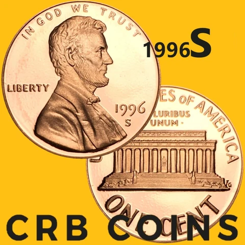 1996-S Proof "Lincoln Memorial Cent" - Penny - (UNC) KM#201a - LP96S Cover