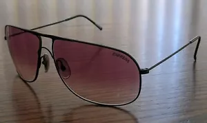 Vtg CARRERA 5422 sunglasses - Gradient 1980's Germany - BLACK / PINK 90 135 - Picture 1 of 14