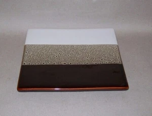 Restaurant Equipment Bar Supplies PIER 1 TRI COLOR STONE TILE TRIVET FOOTED - Picture 1 of 3