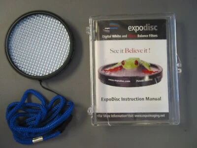 Expodisc 77mm Digital White and Warm Balance Filter W/ Case, Manual and Lanyard - Image 1 of 4