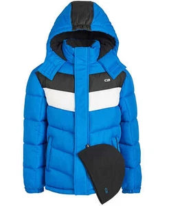 CB Sports Big Boys 2-teilig Farbblock gefütterte Jacke & Mütze Set, - Bild 1 von 3