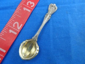 Antique Towle Old Colonial 1895 Sterling Silver Salt Serving Spoon 2-3/8" - Picture 1 of 3