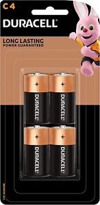 DURACELL BATTERIES C4 Coppertop  1.5V ALKALINE power portable 4 pack | AU