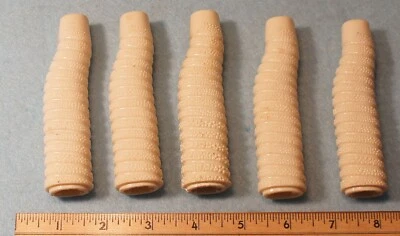 Lot of 5 NEW OLD STOCK SWORD GRIPS White Plastic for US Navy Officer Sword - Image 1 of 3