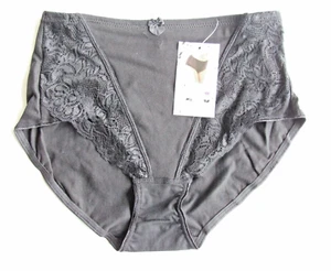 Marlon size 10 Cotton Rich light control knickers full briefs panties Black - Picture 1 of 3