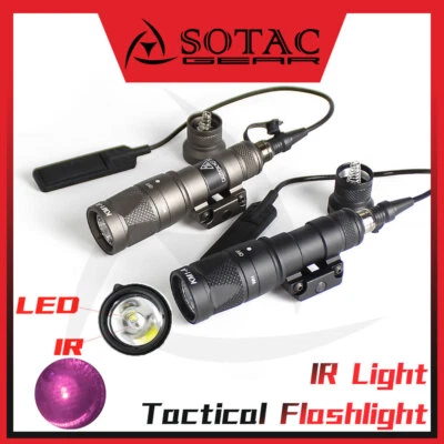 For M300V IR Flashlight White LED Light&IR Infrared Output Pressure Switch SOTAC - Image 1 of 4