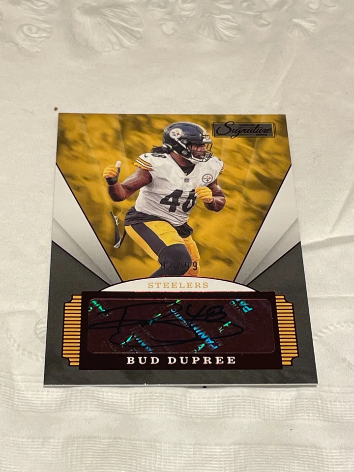 BUD DUPREE 2020 Panini Chronicles Donruss Signature Series RED Auto /99 TITANS! - Image 1 of 1