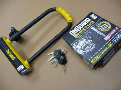 LOCK OnGuard BRUTE LS U-Lock D-Lock Shackle Bike MTB DH Moped Motorbike > 8000 < - Image 1 of 4