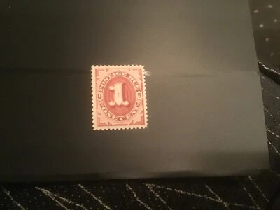 U.S. (Scott J22) 1¢ Bright Claret Postage Due, X/F  NH - Image 1 of 2