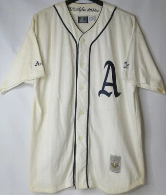 Camiseta deportiva de béisbol Cooperstown de colección de los 90 Philadelphia Athletics A's Starter talla XL Foto 1 de 4
