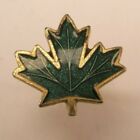 Green Maple Leaf Vintage TINY SMALL Tie Tack Lapel Pin