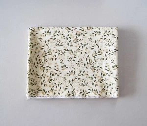 3 Yards Blanca Flor Carmen Benartex Cotton Fabric Maria Kalinowski 098 Metallic - Picture 1 of 7