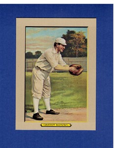 1910 Turkey Red T3: #95 PEACHES GRAHAM, Braves RGI REPRINT 2-1/2"X 3-1/2" bright