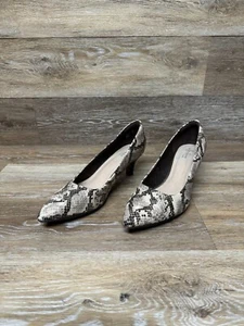 Collection by Clarks Linvale Jerica Faux Snake Skin Women's Size 11 - Picture 1 of 6
