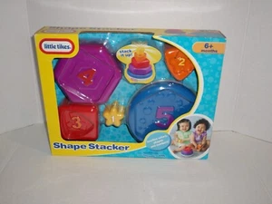 New Little Tikes Shape Stacker Primary Colors Numbers Shapes 6 Months + - Picture 1 of 3