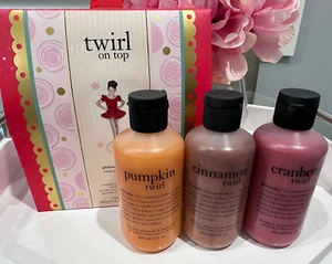 Philosophy Shower Gel Shampoo Bubble Bath:Pumpkin, Cinnamon, Cranberry Twirl - Picture 1 of 1