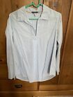 Joules Blouse Shirt Blue And White Stripe Size 8
