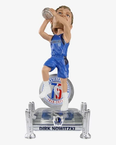 DIRK NOWITZKI Dallas Mavericks Mavs NBA Top 75 All-Time Bobblehead #/275 NIB! Cover