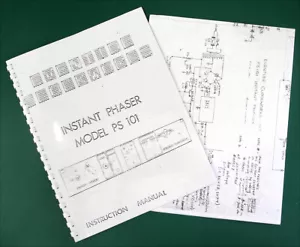 Eventide PS-101 Phaser Instruction Manual w/Large Schematic. MU - Picture 1 of 1