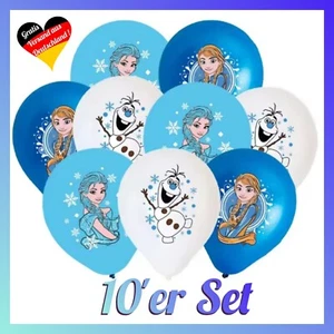 FROZEN BALLON SET ⭐ 10x Die Eiskönigin Luftballons Anna Elsa Party Ballons Deko - Bild 1 von 8