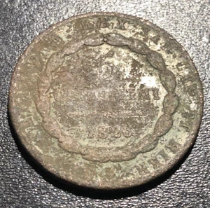 1826 ITALY ITALIAN STATES SARDINIA 5 CENTESIMO 5C CARLO FELICE - Picture 1 of 3
