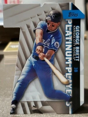 George Brett 2021 Topps Platinum Players Die Cut #PDC-8 - Image 1 of 2
