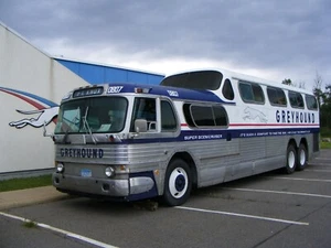 1950s Greyhound Bus Super Scenic Cruiser | 24X36 inch poster - Picture 1 of 2