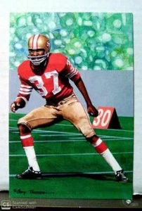 JIMMY JOHNSON UNSIGNED 1994 GOAL LINE ART CARD 49ERS - Picture 1 of 1