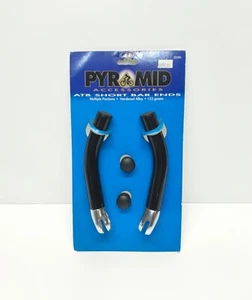 ATB bicycle short bar ends by Pyramid - black - NOS - Picture 1 of 2