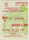 Northamptonshire v Essex 1980 Benson & Hedges Cup Final Cricket Ticket, Lord's