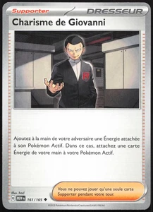 Carte Pokémon Charisme de Giovanni 161/165 151 Français - Picture 1 of 2