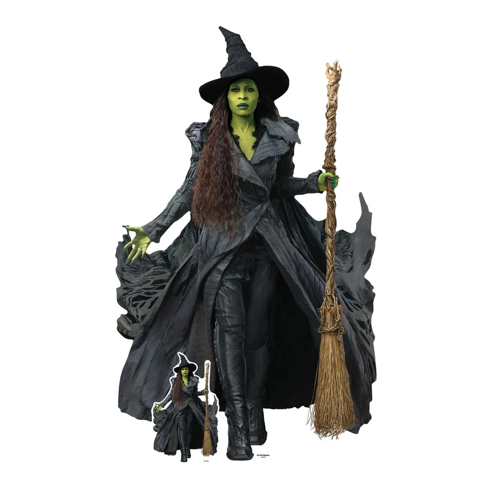 ICONICGREATS Elphaba from Wicked: For Good Cardboard Cutout with Free Official Mini Standee