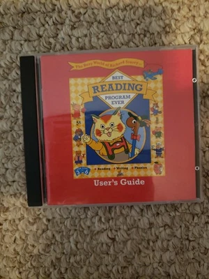 The Busy World of Richard Scarry: Best Reading Program Ever User's Guide (PC),VG - Image 1 of 3