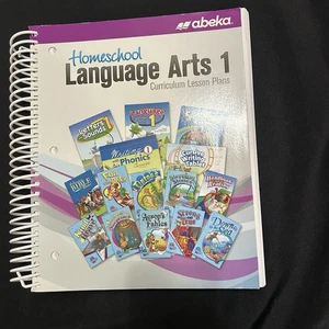 Abeka Language Arts 1 Curriculum Lesson Plans - Picture 1 of 2