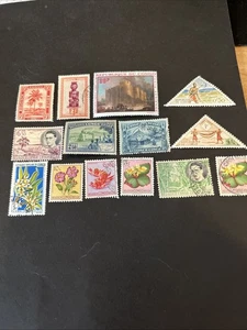 14 estampillas antiguas de Bélgica Congo M/U - Lote A-81317 - Imagen 1 de 1