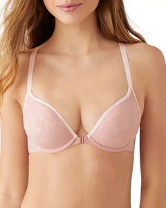 b.tempt'd by Wacoal Shadow Scene Front Close Push-Up Bra 1901 Size 32D - Picture 1 of 2