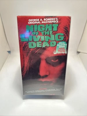 Night Of The Living Dead (VHS 1995 Special Collector Edition) New Sealed! - Image 1 of 4