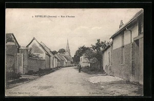 CPA Revelles, Rue d´Amiens, vue de la rue 1916 - Picture 1 of 2
