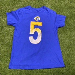 Jalen Ramsey Los Angeles Rams Shirt Mens Medium Nike Blue #5 - Picture 1 of 14