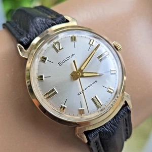 Reloj Automático Hombre Bulova Jet Clipper "T" Vintage 11ALAC 10K RGP 1966 - Imagen 1 de 21